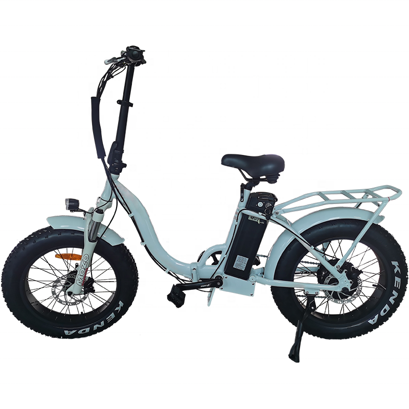 Ebike 500w Rear Hub Motor low step 20" Fat Tyre electric bicycle Folding city e-bike for women