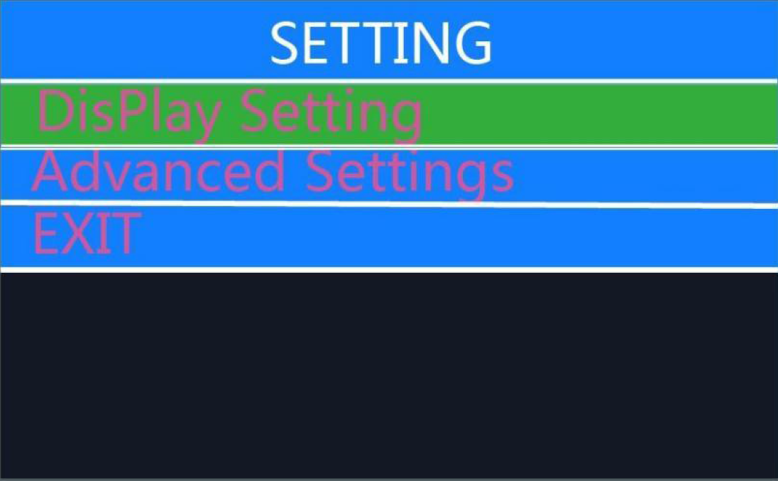 Settings Interface