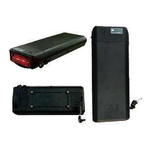 36V Lithium Battery Pack ebike Black Case With Rear Light