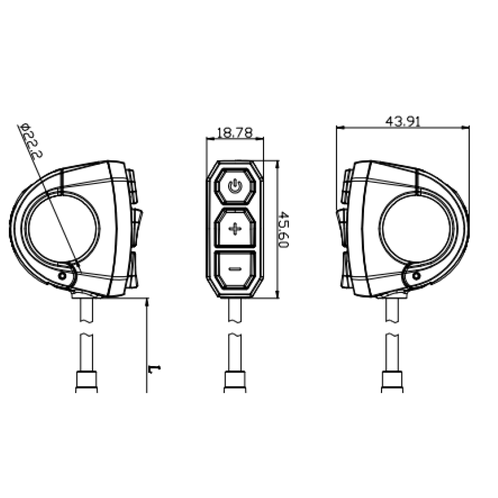 按键横切面尺寸
