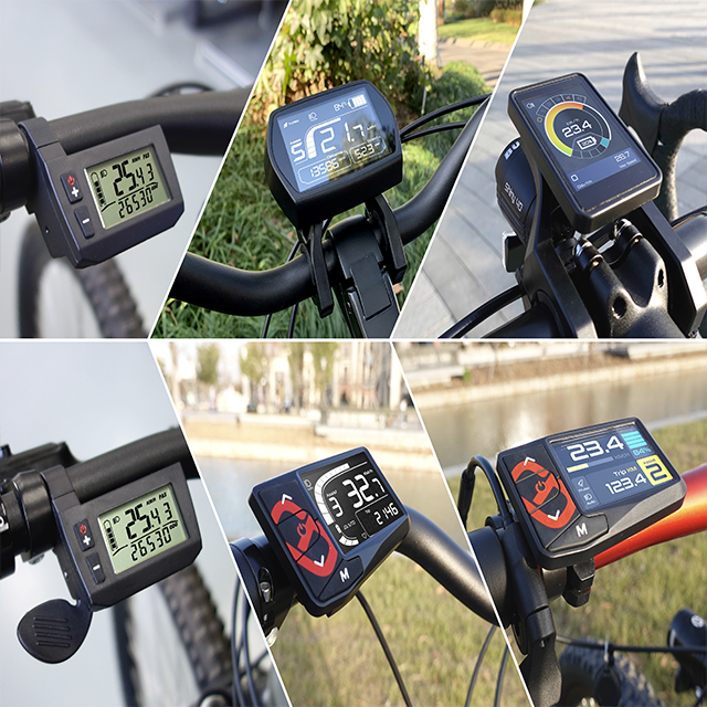 Ebike LCD Display 24V 36V 48V USB APP Bluetooth Waterproof Connector Electric Bicycle Accessories E-Bike color screen LED Display