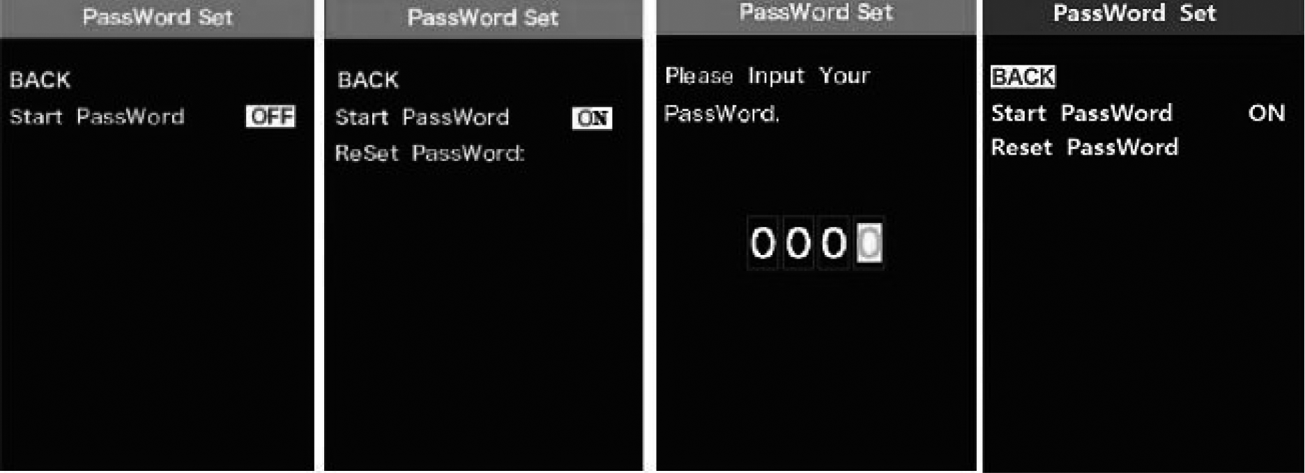 Password Enable