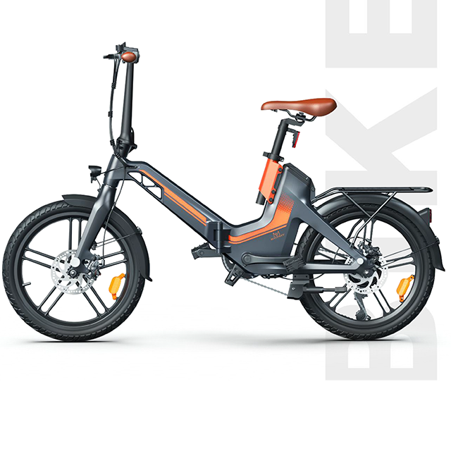 Carry in the trunk Folding Ebike 36V 250w rear hub brushless wheel motor electric bicycle Lighter Magnesium alloy Frame